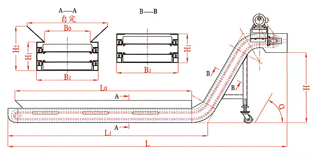 KPX系列刮板式排屑机