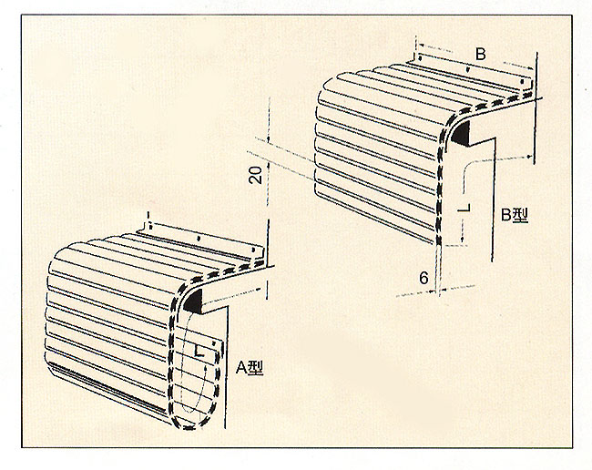 机床导轨裙帘防护装置